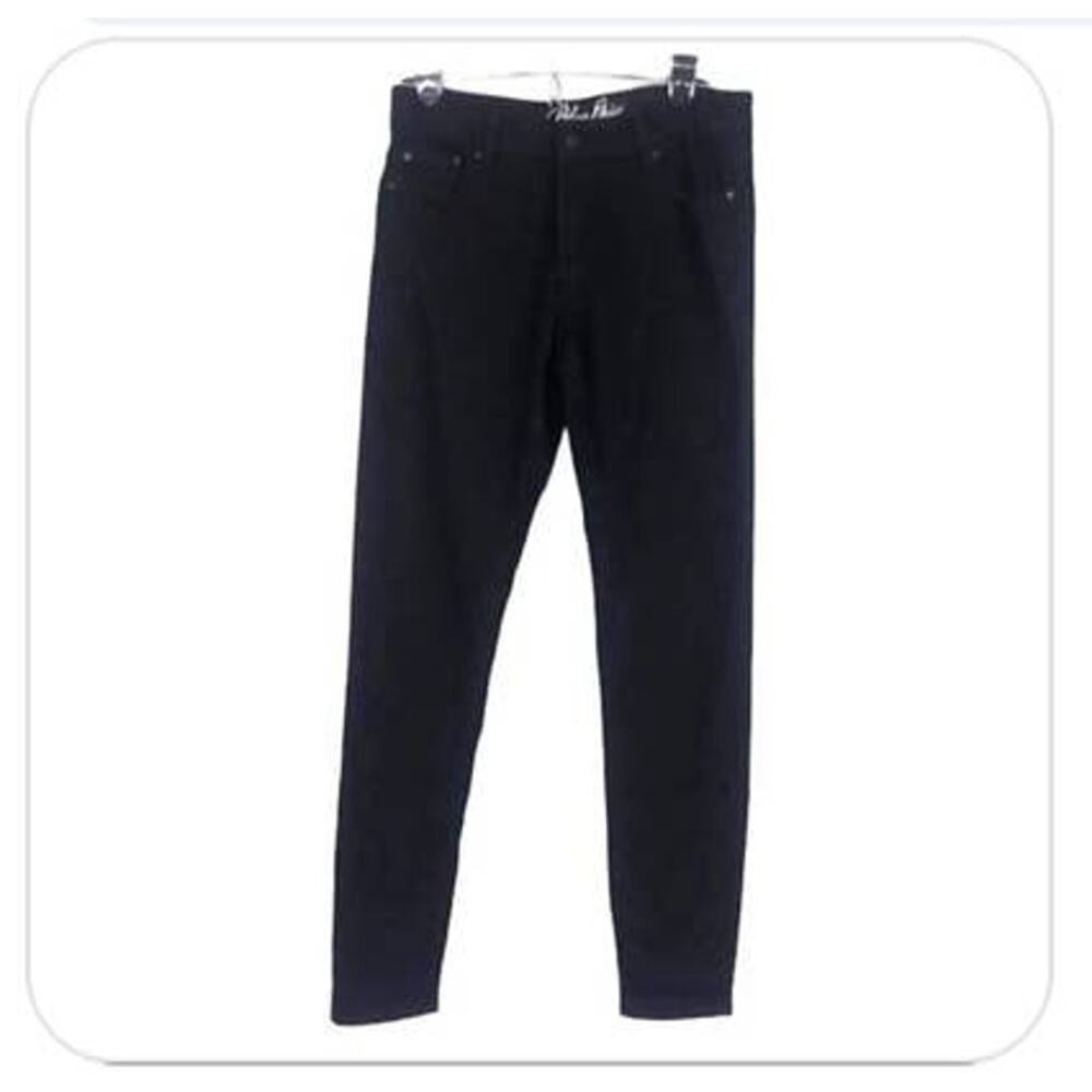 Blue Epic Distressed Black ankle length skinny jeans women's size 6
